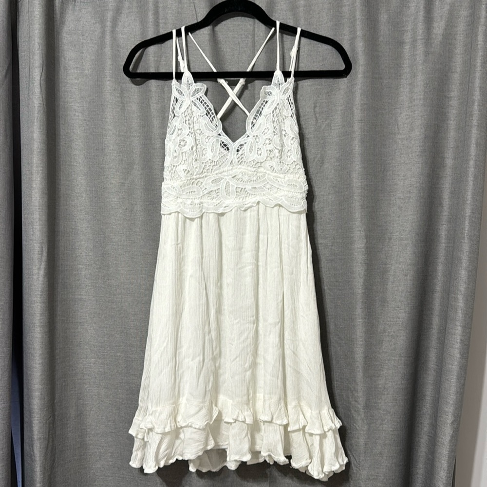 Listicle White Cream Dress
